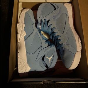 Jordan Athletic Shoes in Light Blue and White